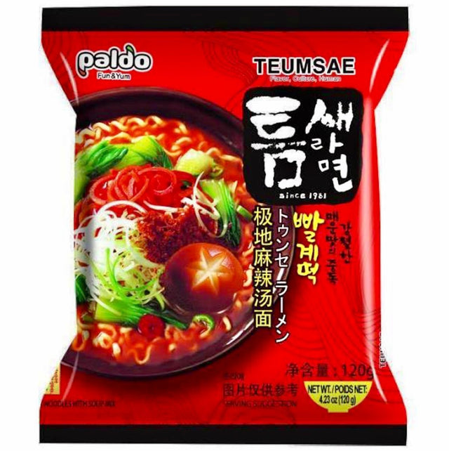 Paldo Teumsae Instant Noodles 120g - Asian Online Superstore UK