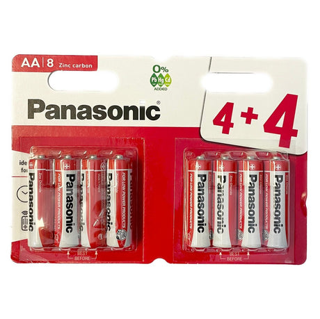 Panasonic Battery (AA) 4+4 - Asian Online Superstore UK