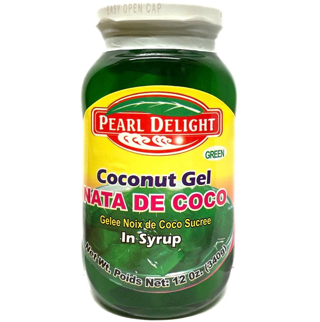 Pearl Delight Nata De Coco Green (Coconut Gel) 340g - Asian Online Superstore UK