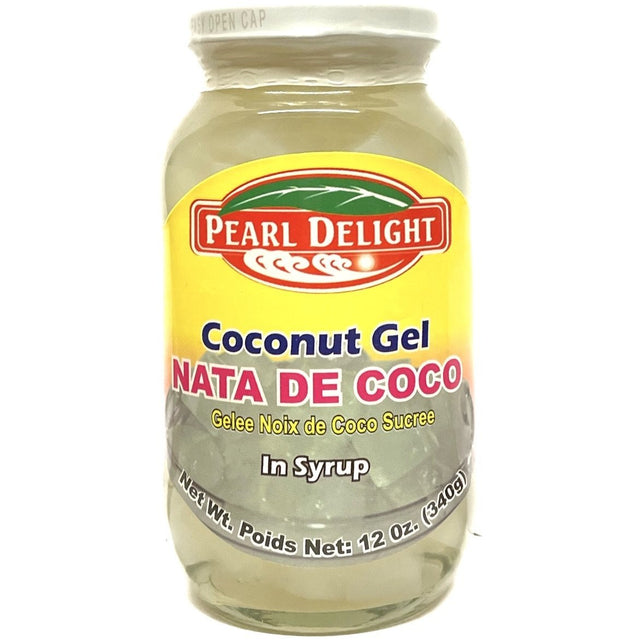 Pearl Delight Nata De Coco White (Coconut Gel) 12x340g - Asian Online Superstore UK