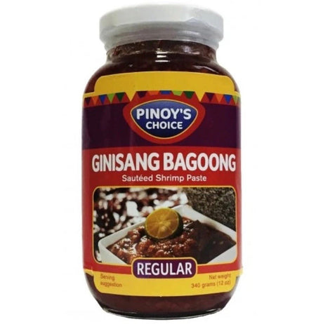 Pinoy’s Choice Ginisang Bagoong - Regular (Sauteed Shrimp Paste) 340g - Asian Online Superstore UK