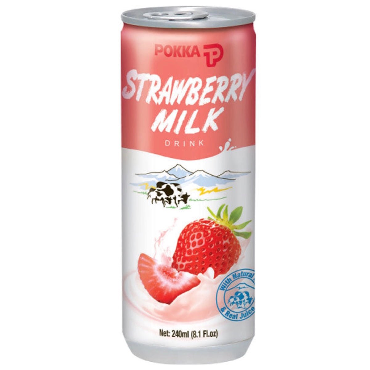 Pokka Strawberry Milk Drink 240ml - Asian Online Superstore UK