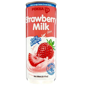 Pokka Strawberry Milk Drink 240ml | Asian Grocery UK