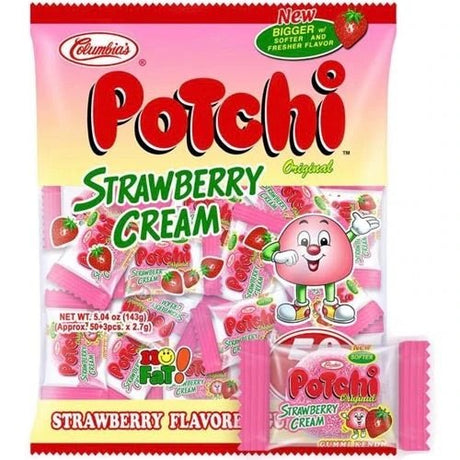 Potchi Strawberry Cream Candy 135g - Asian Online Superstore UK