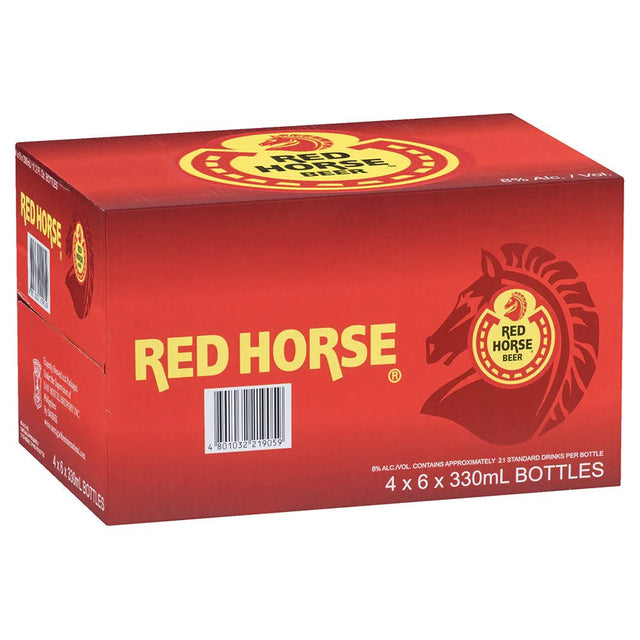 Red Horse Extra Strong Beer (6.9% Alc.)24x 330ml - Asian Online Superstore UK