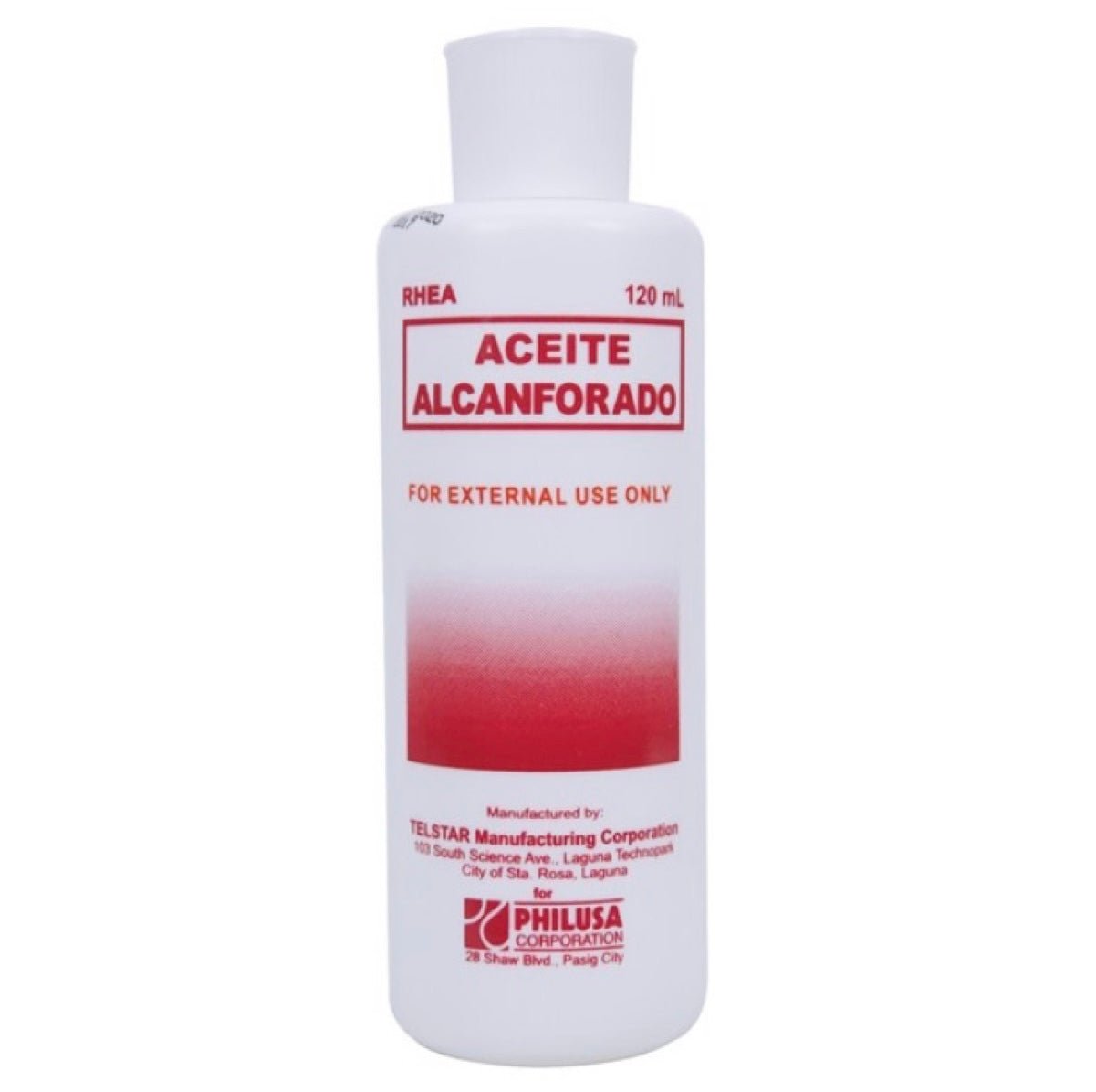 Rhea Aciete Alcanforado 120ml - Asian Online Superstore UK