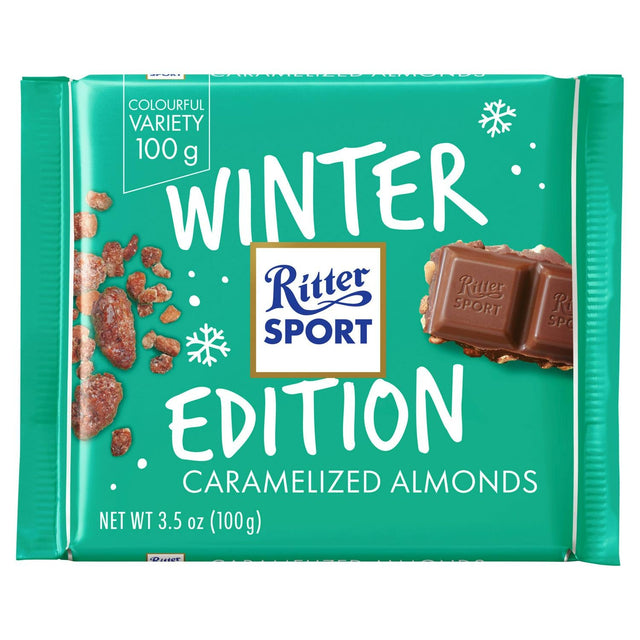 Ritter Sport Caramelized Almonds 100g - Asian Online Superstore UK