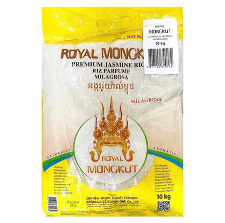 Royal Mongkut Premium Cambodian Jasmine Rice 10kg - Asian Online Superstore UK