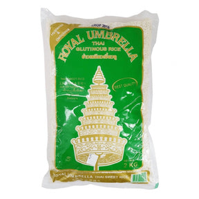 Royal Umbrella Thai Glutinous Rice (Sticky Rice) 2kg | Asian Grocery UK