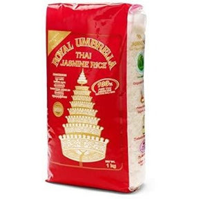 Royal Umbrella Thai Jasmine Rice 1kg | Asian Grocery UK