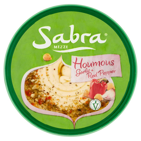 Sabra Mezze Houmous Garlic & Red Pepper Dip 250g - Asian Online Superstore UK