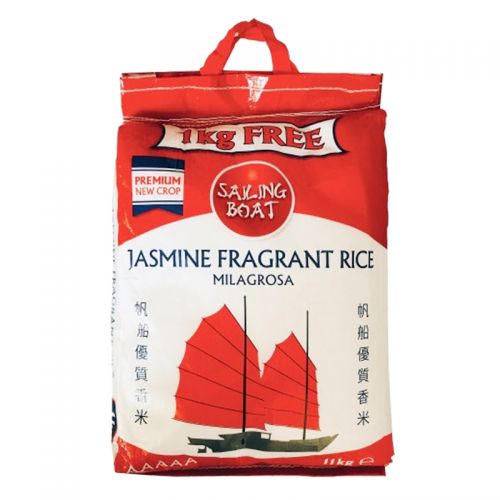 Sailing Boat Jasmine Fragrant Rice (10kg + 1kg free) 11kg - Asian Online Superstore UK