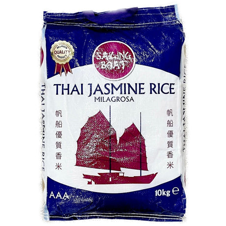 Sailing Boat Jasmine Fragrant Rice (Milagrosa) 10kg - Asian Online Superstore UK