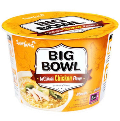 Samyang Big Bowl Artificial Chicken Flavour Ramen 95 - Asian Online Superstore UK