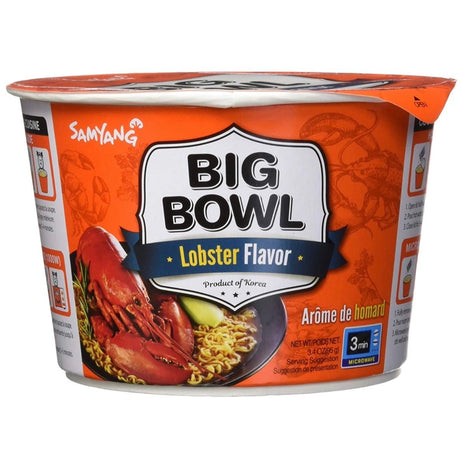 Samyang Big Bowl Lobster Flavour Ramen 95g - Asian Online Superstore UK