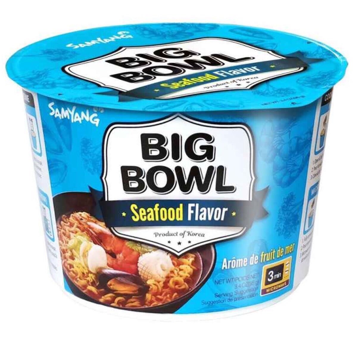 Samyang Big Bowl Seafood Ramen 95g - Asian Online Superstore UK