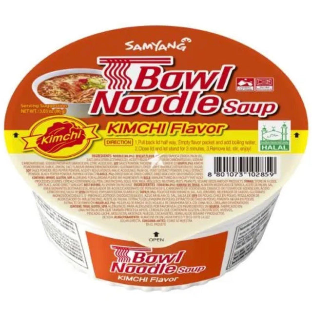 Samyang Bowl Noodle Soup Kimchi Flavor 86g - Asian Online Superstore UK
