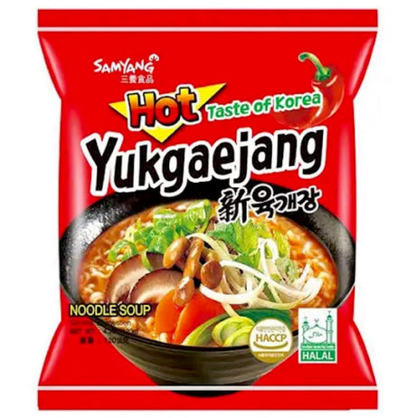 Samyang Hot Yukgaejang (Taste of Korea) Instant Noodle 120g - Asian Online Superstore UK
