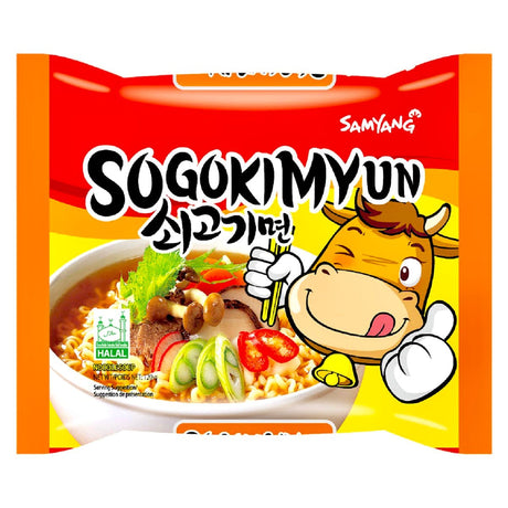 Samyang Sogokimyun (Sogogi Men) Instant Noodle 120g - Asian Online Superstore UK