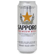 Sapporo Premium Beer (4.7% alc.) 500ml - Asian Online Superstore UK