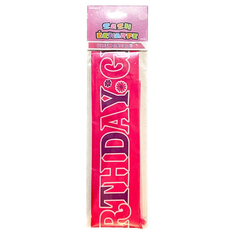 Sash Encharpe Birthday Girl 1pc - Asian Online Superstore UK