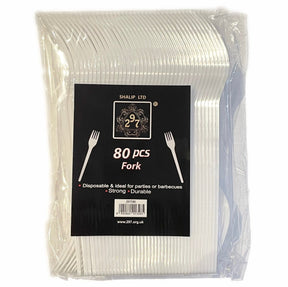 Shalip 297 Disposable Fork 80pc | Asian Grocery UK