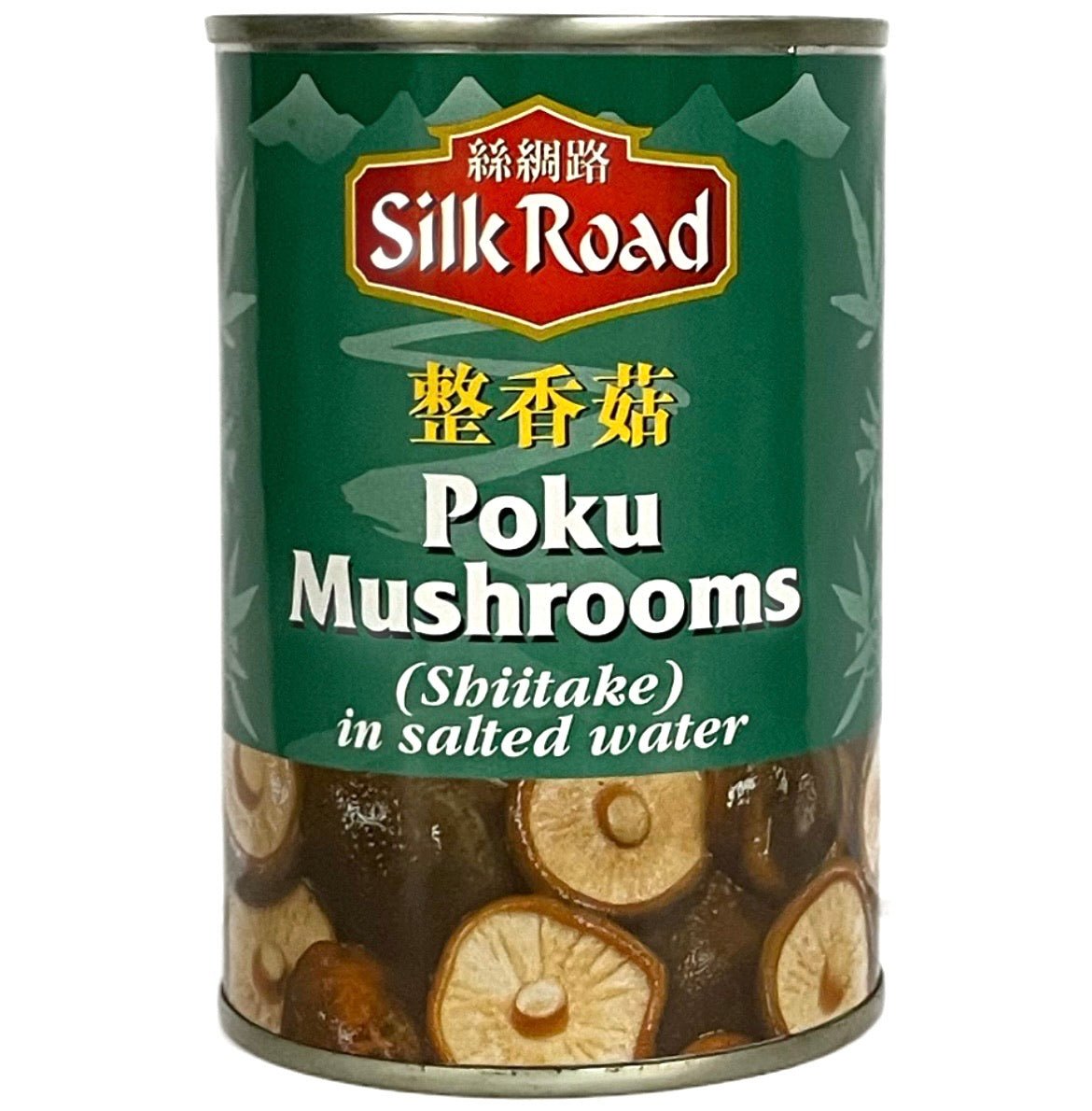 Silk Road Poku Mushrooms (Shiitake) in Salted Water 284g - Asian Online Superstore UK