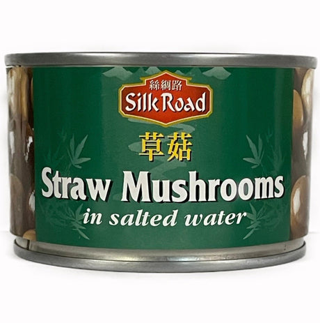 Silk Road Straw Mushrooms in Salted Water 227g - Asian Online Superstore UK