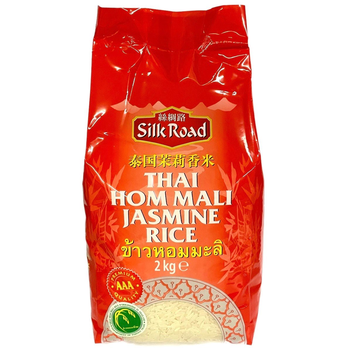 Silk Road Thai Hom Mali Jasmin Rice 2kg - Asian Online Superstore UK