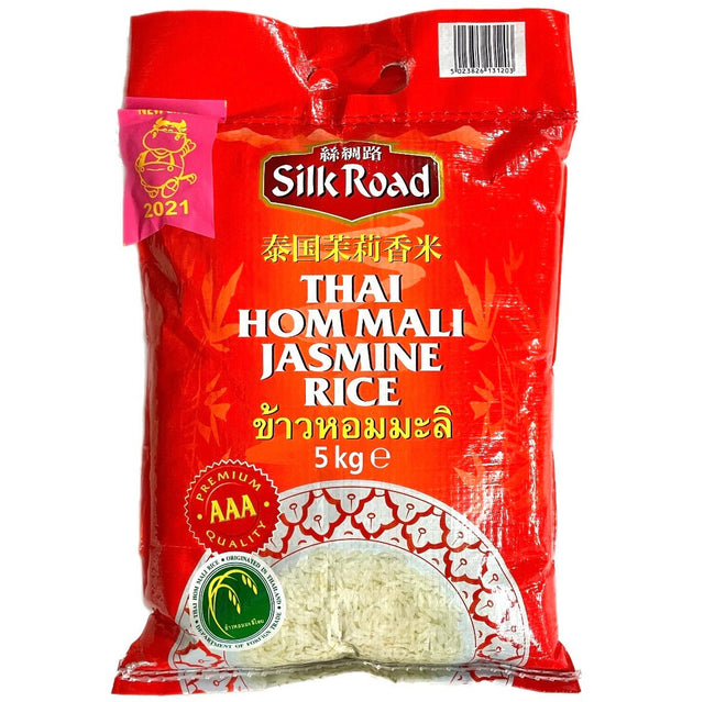 Silk Road Thai Home Mali Jasmin Rice Rice 5kg - Asian Online Superstore UK