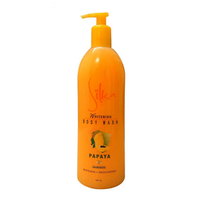 Silka Whitening Body Wash Papaya 500ml | Asian Grocery UK