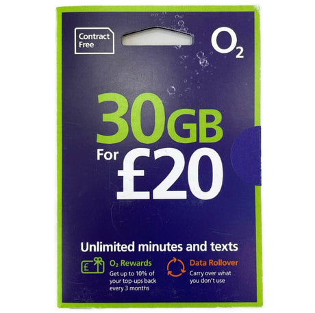 Sim Card Q2 30GB Data - Asian Online Superstore UK