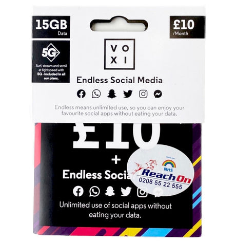 Sim Card Voxi 15GB Data - Asian Online Superstore UK