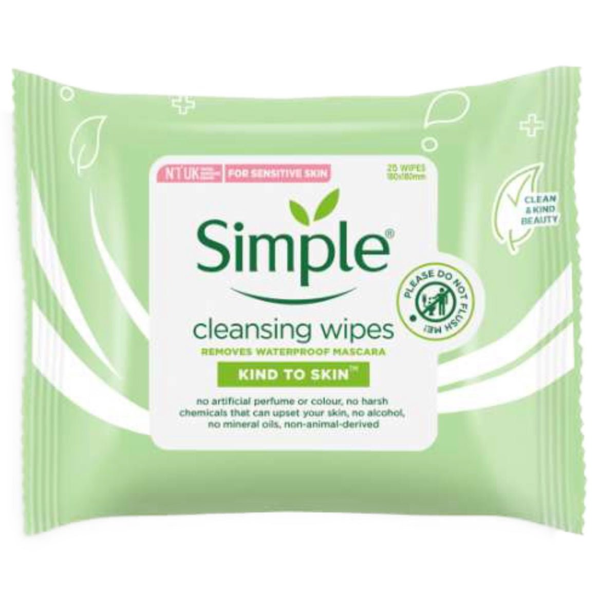 Simple Cleansing Facial Wipes 25Wipes - Asian Online Superstore UK