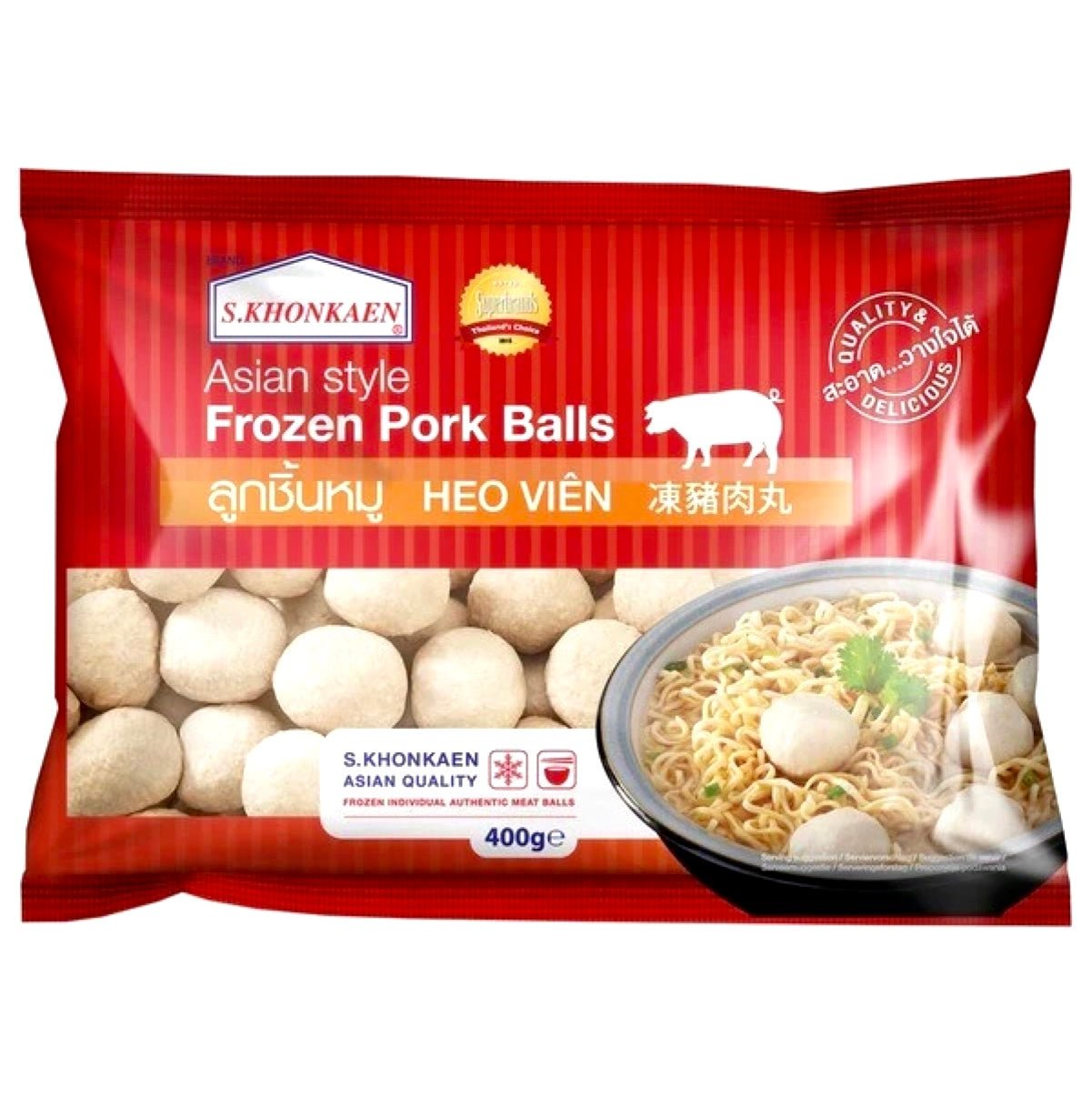 S.Khonkaen Pork Balls 400g - Asian Online Superstore UK