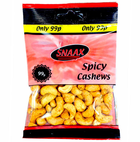 Snaax Spicy Cashew Nuts 50g - Asian Online Superstore UK