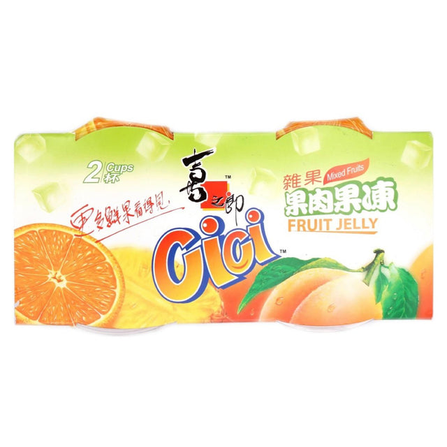 ST Xi Zhi Lang CiCi 2 Cups Mixed Fruit Jelly 400g - Asian Online Superstore UK