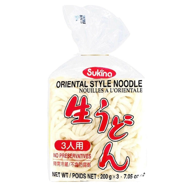 Sukina Oriental Style Noodle (Nama U - Dong) 600g - Asian Online Superstore UK