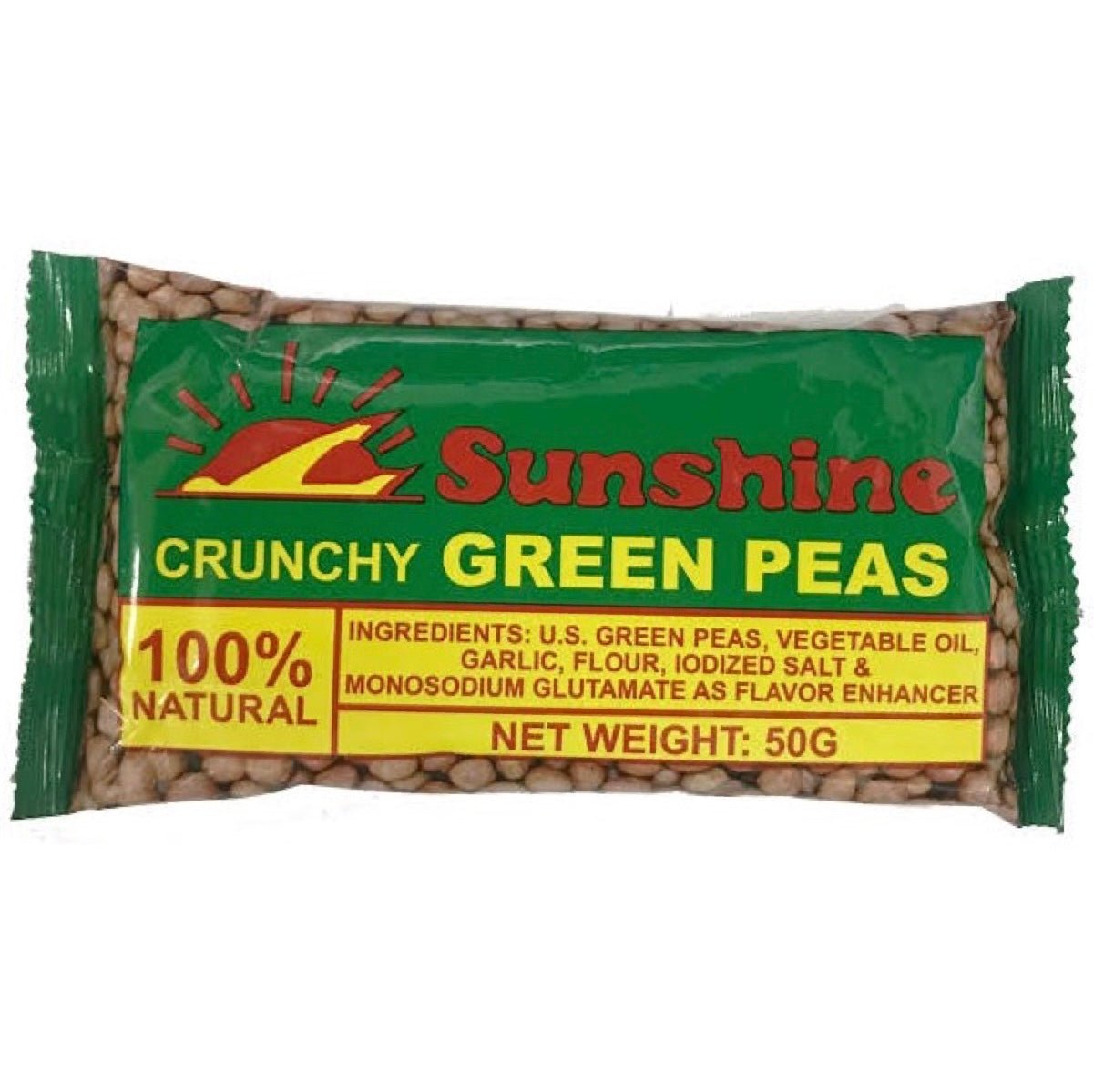 Sunshine Crunchy Green Peas (20Packs x 10g) 200g - Asian Online Superstore UK