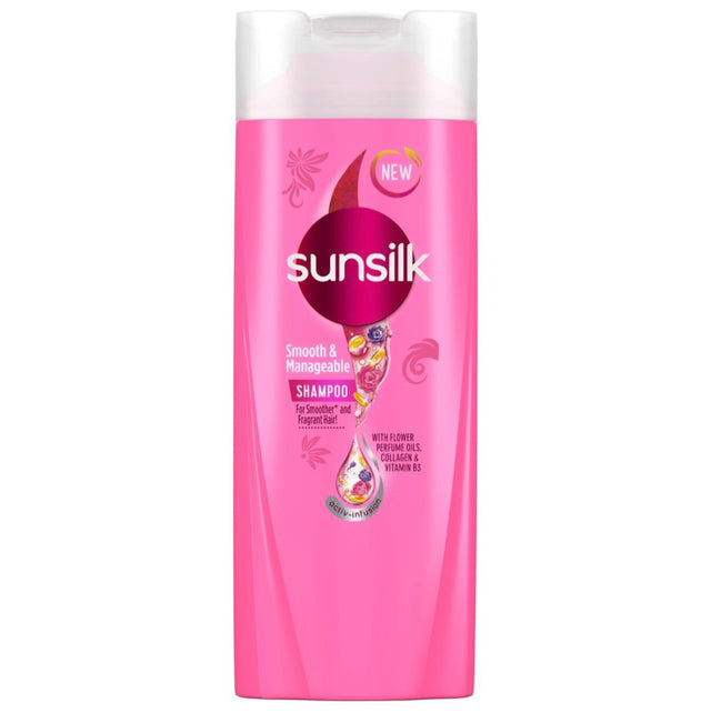 Sunsilk Smooth & Manageable Shampoo (Pink) 180ml - Asian Online Superstore UK