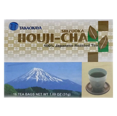 Takaokaya Houjicha Roasted Green Tea Bag (16 Bags) - Asian Online Superstore UK