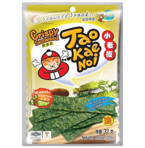 Tao Kae Noi Crispy Seaweed Wasabi Flavour 32g | Asian Grocery UK