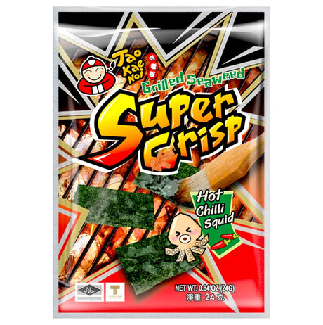 Tao Kae Noi Grilled Super Crisp Seaweed Hot Chilli Squid 24g - Asian Online Superstore UK