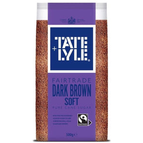 Tate & Lyle Fairtrade Dark Brown Soft Sugar (Pure Cane Sugar) 500g | Asian Grocery UK