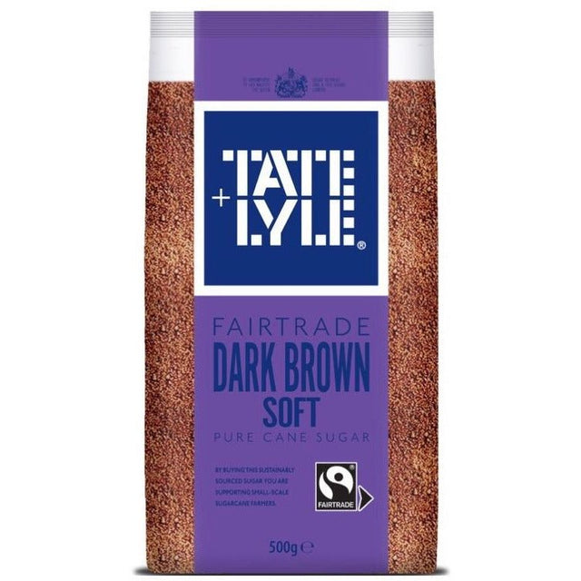 Tate & Lyle Fairtrade Dark Brown Soft Sugar (Pure Cane Sugar) 500g - Asian Online Superstore UK