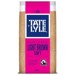 Tate & Lyle Fairtrade Light Brown Soft Sugar (Pure Sugar Cane) 500g | Asian Grocery UK