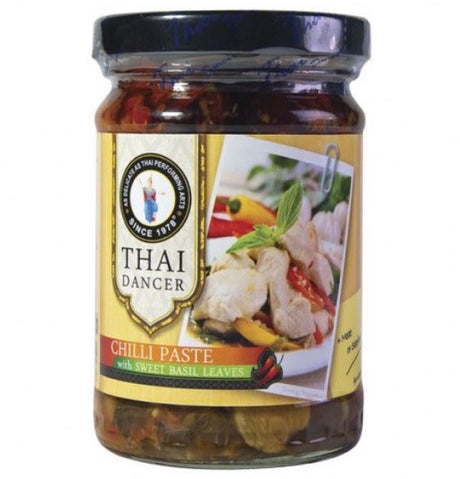 Thai Dancer Chilli Paste with Sweet Basil Leaves 200g - Asian Online Superstore UK