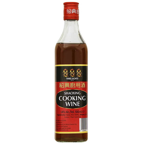 Three Eights “888” Shaoxing Cooking Wine 500ml - Asian Online Superstore UK