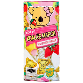 TL Lotte Koalas Strawberry Flavour Biscuits 37g | Asian Grocery UK