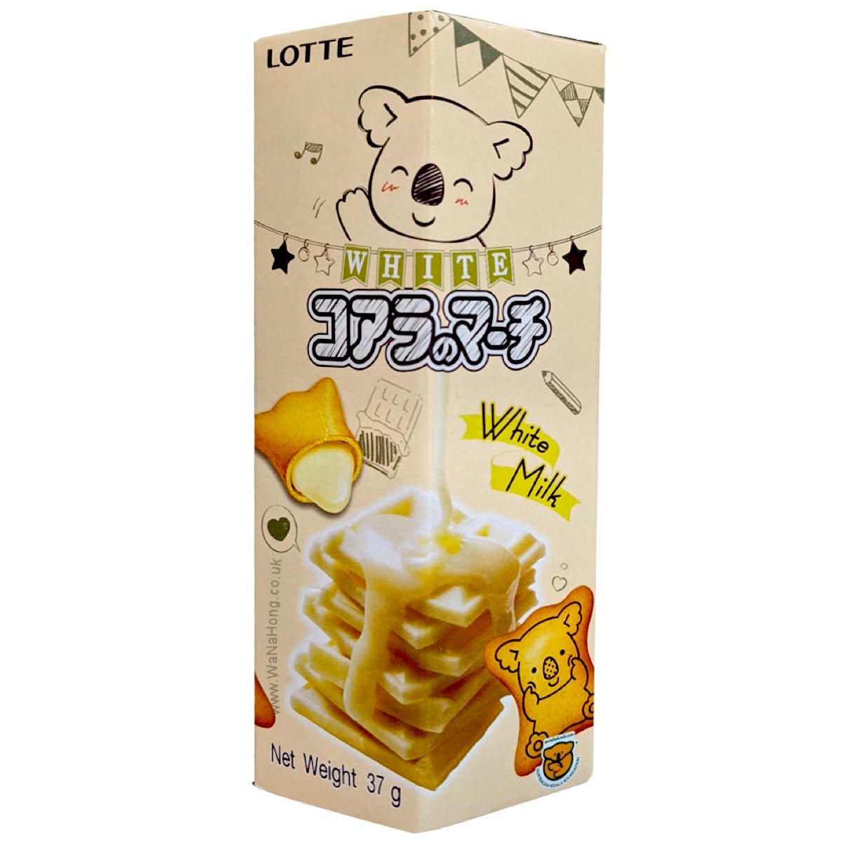 TL Lotte Koalas White Milk Flavour Biscuits 37g - Asian Online Superstore UK